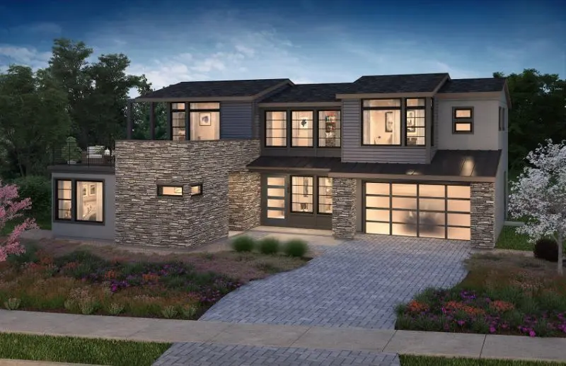Explore one of only 7 available Plan 2 homes, ranging from 3,215 to 3,732 Sq. Ft., crafted by Haven Development. These Single-Family Homes span 2 floors with a 2-car garage, offering 4 beds and 4.5 baths. This exterior variation feature plan 2A. Secure your ideal haven today.